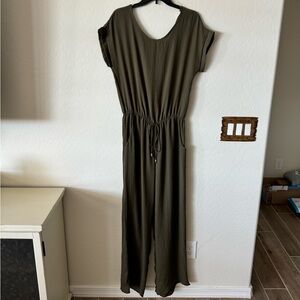 Olive green jumpsuit